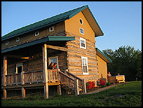 A Big Log Cabin in the Clouds