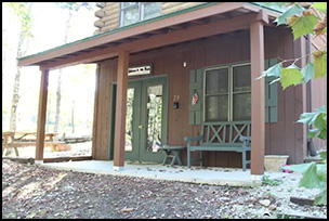 Log Cabin 2B at French Lick Cabins at Patoka Lake