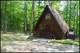 Cabin 6 - Cedar A Frame Chalet with Hot Tub